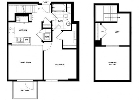 A07  Floor Plan at Candara at Hancock Park Apartments in Los Angeles CA